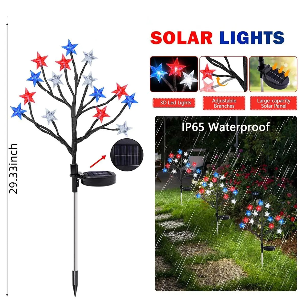 Starry Solar Festive Lights