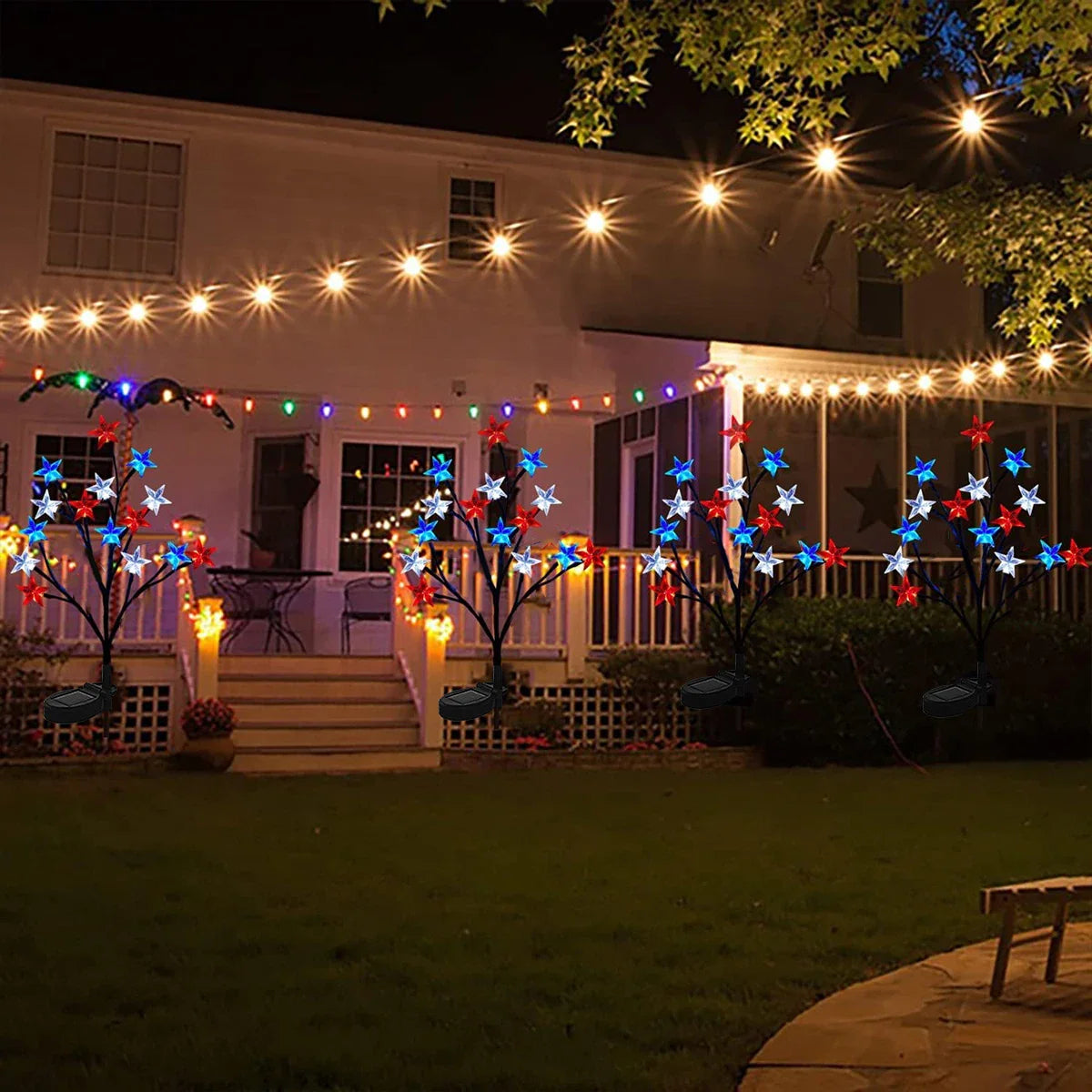 Starry Solar Festive Lights