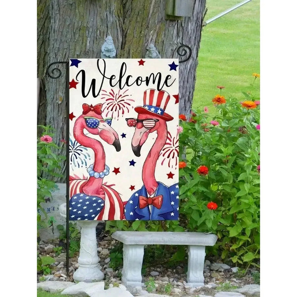 Patriotic Garden Flag Fun