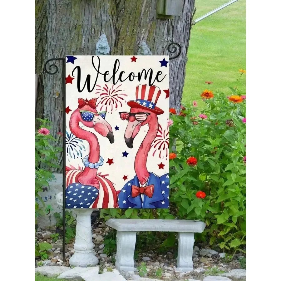 Patriotic Garden Flag Fun