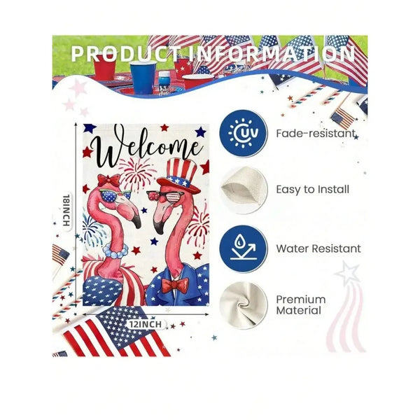 Patriotic Garden Flag Fun