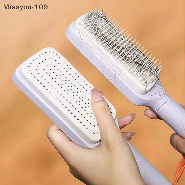 Effortless Self-Cleaning Hairbrush